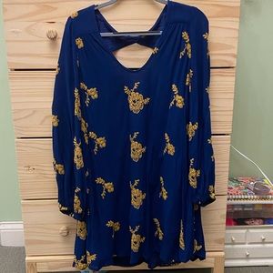 Free People Embroidered Dress